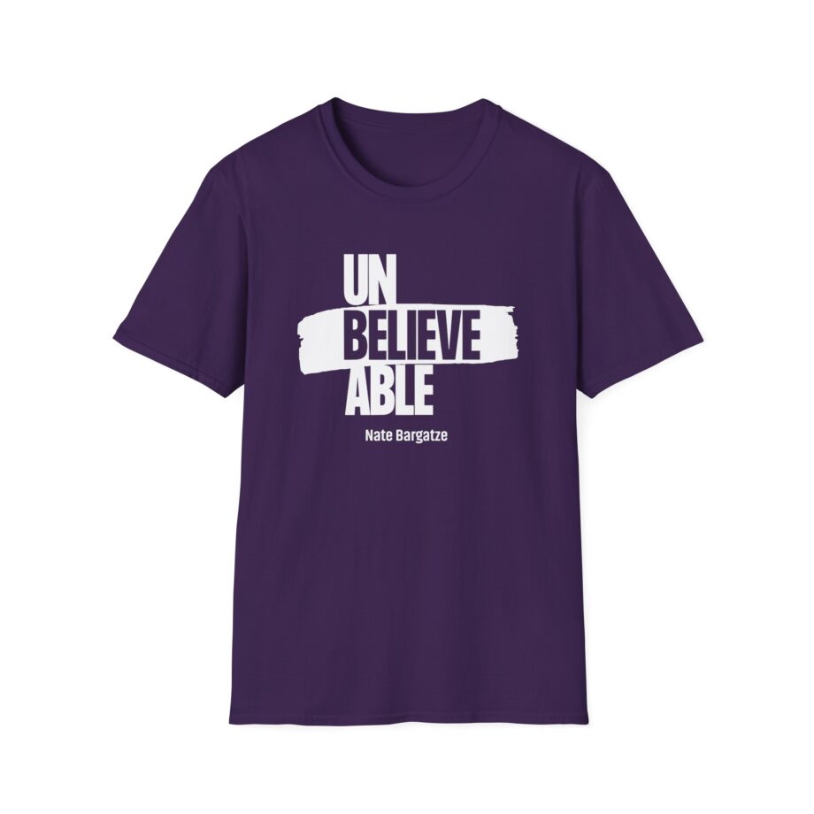 Nate Bargatze  Unbelievable Unisex Softstyle T-Shirt
