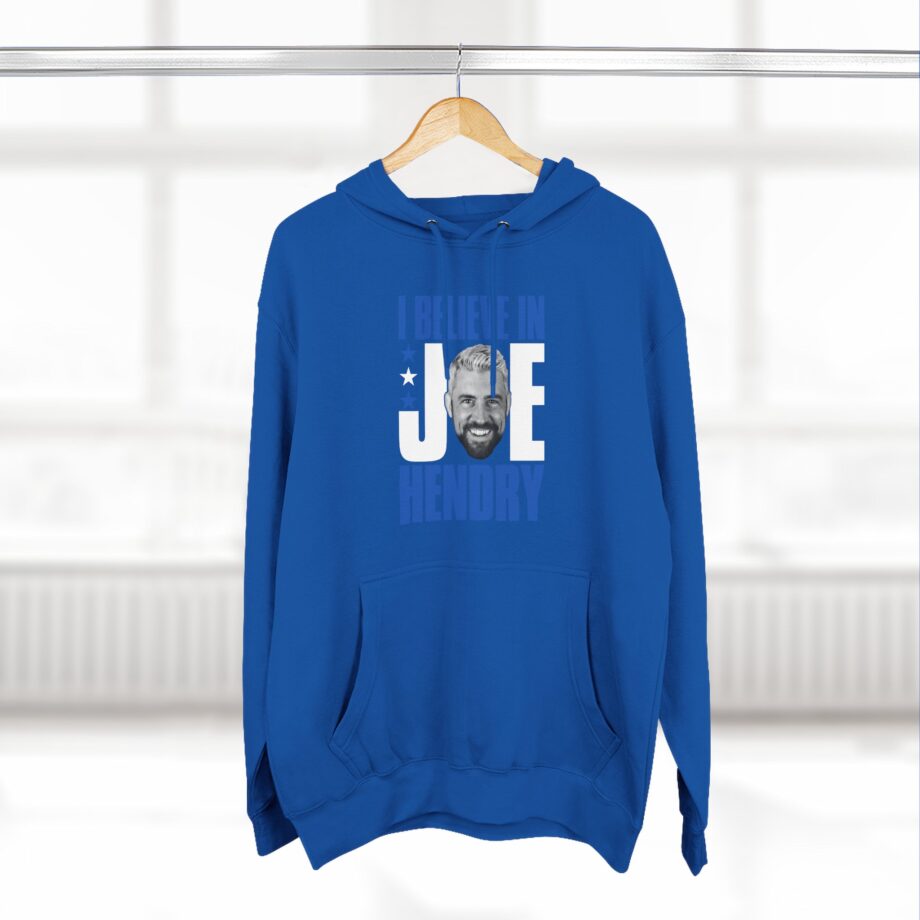 I Believe in Joe Hendry Three-Panel Fleece Hoodie