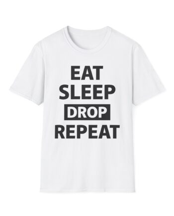 Morgz Eat Sleep Drop Repeat Unisex Softstyle T-Shirt