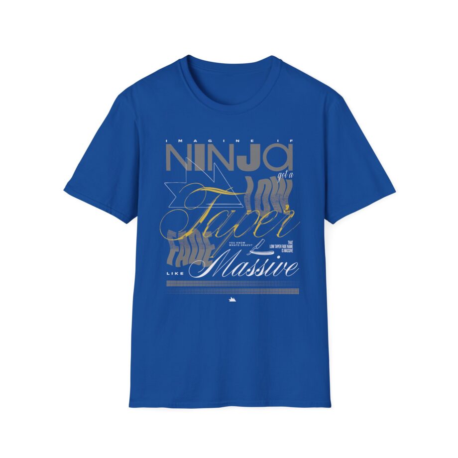 Ninja  Low Taper Fade Unisex Softstyle T-shirt