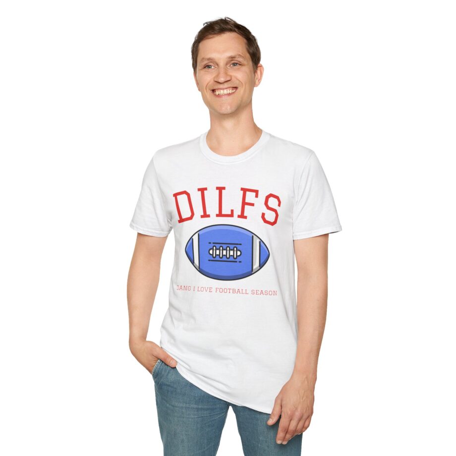Sadie Crowell Dilfs Dang I Love Football Season Unisex Softstyle T-shirt