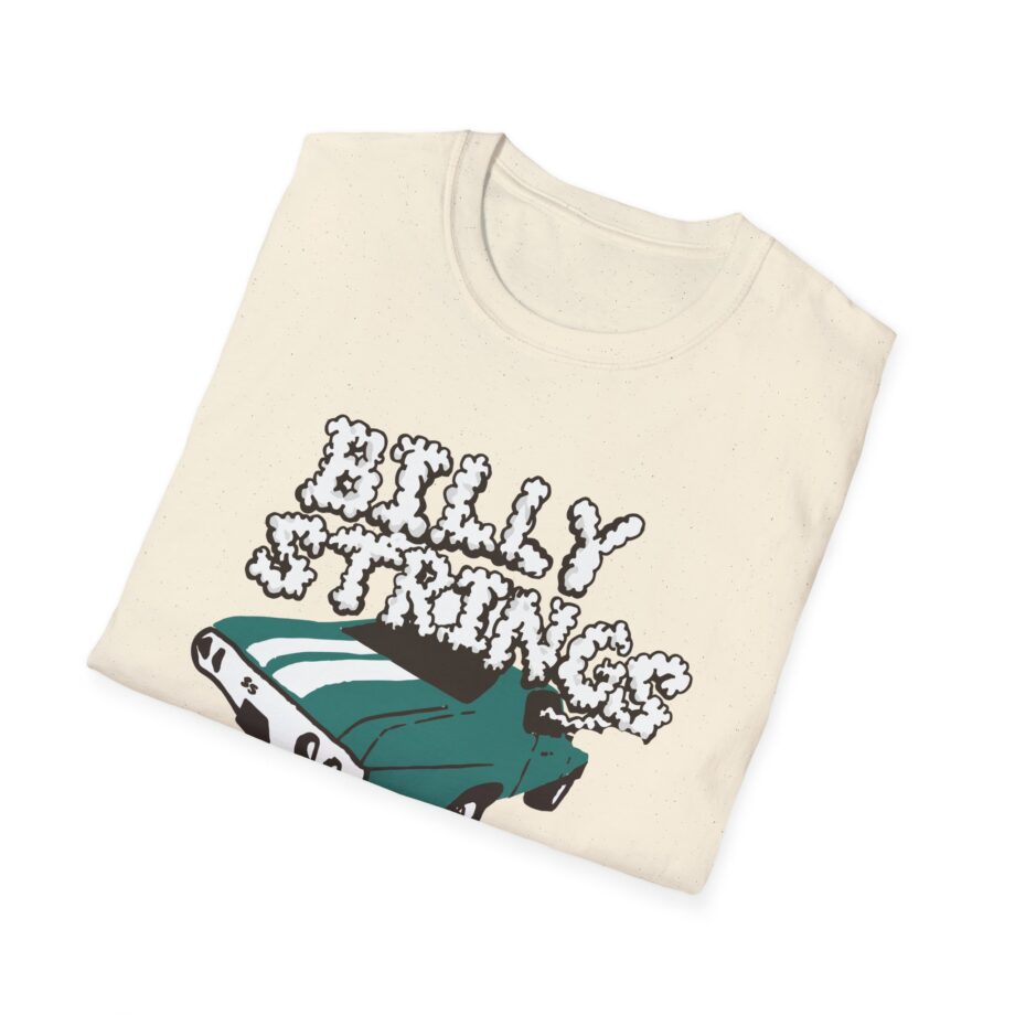 Billy Strings Imogene + Willie X Billy Strings Highway Prayers Green Car Unisex Softstyle T-shirt