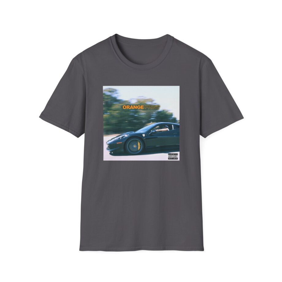 Larry June Orange Print Unisex Softstyle T-shirt