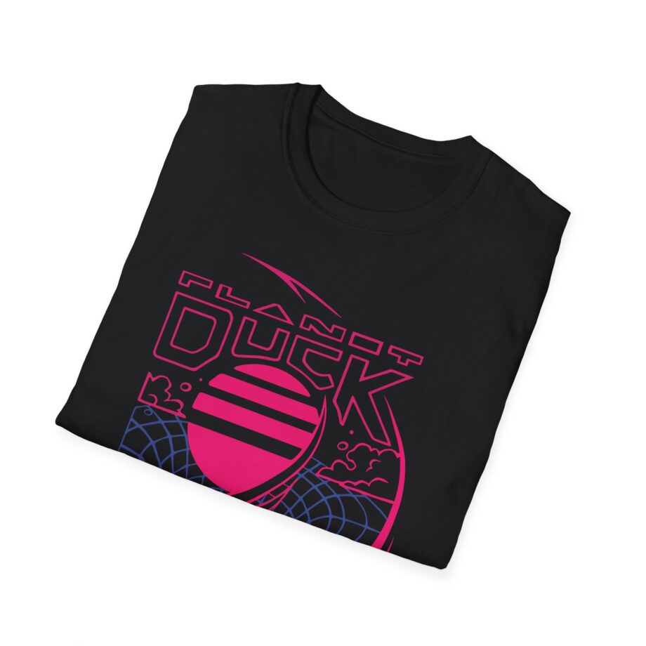 Quackity Plandy Dusk Neon Time Travel Unisex Softstyle T-shirt