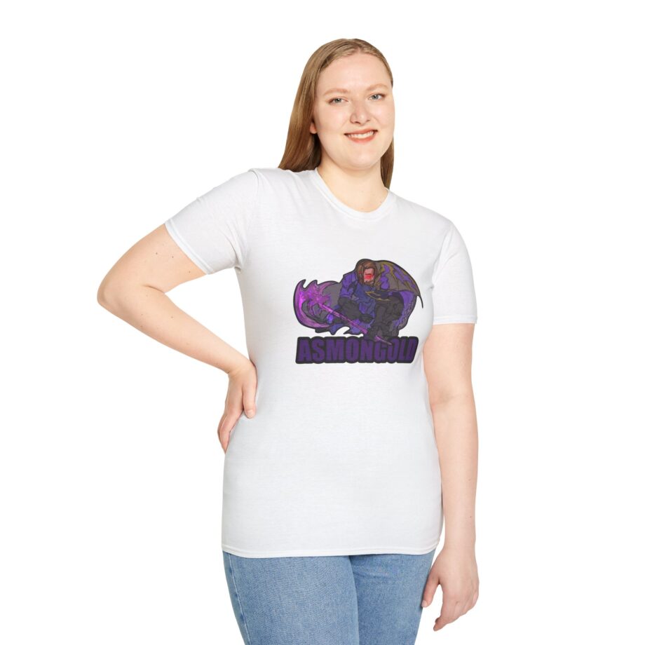 Zackrawrr the Dark Purple Knight Unisex Softstyle T-shirt