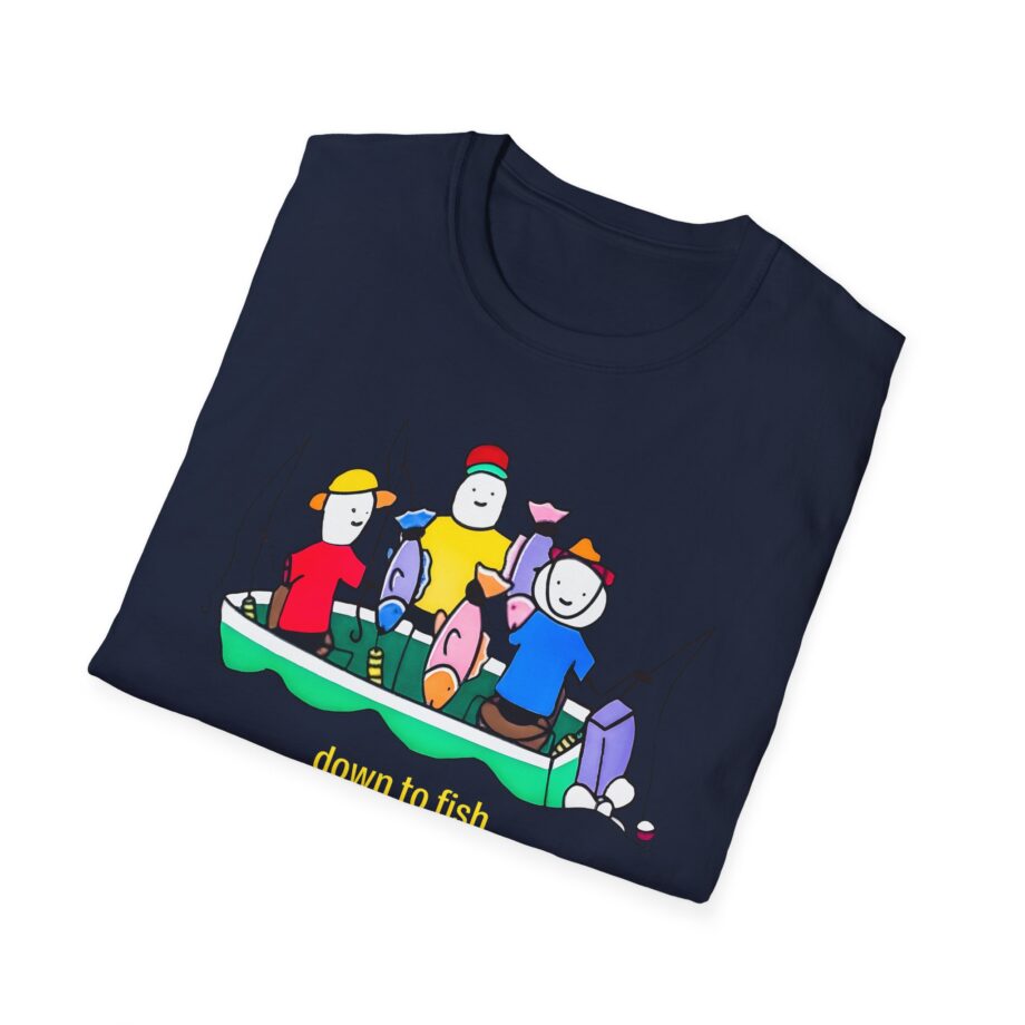 Super Mega Down to Fish Unisex Softstyle T-shirt