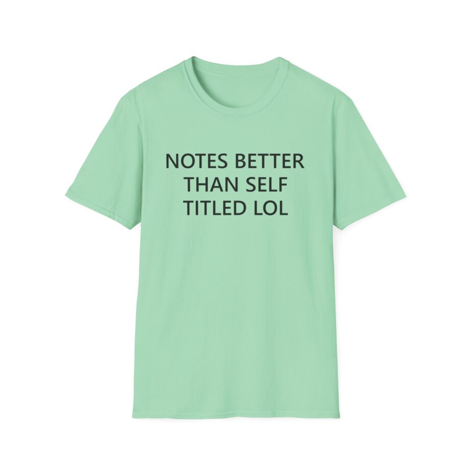 The  Notes > Self Titled Unisex Softstyle T-shirt