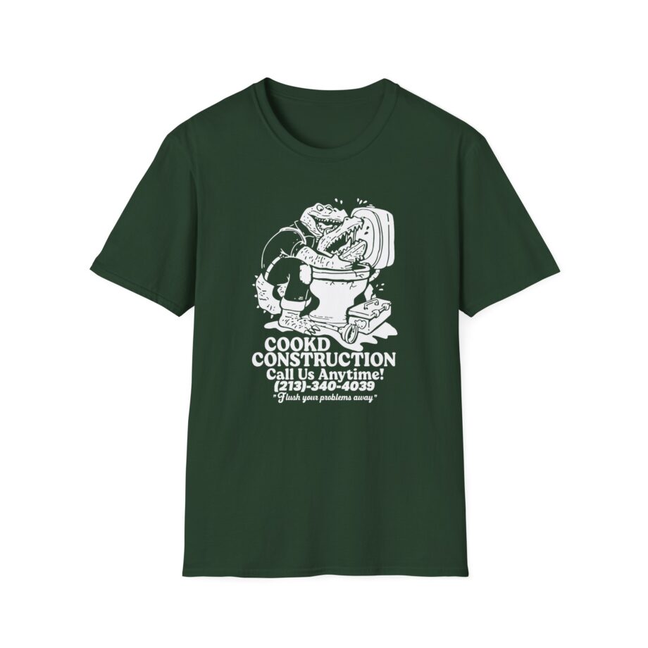 Lazarbeam  Cookd Construction Call Us Anytime Unisex Softstyle T-Shirt