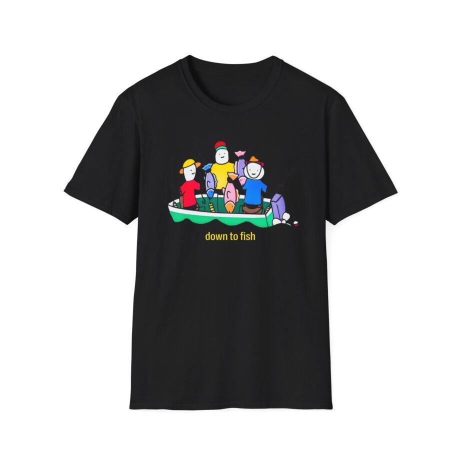 Super Mega Down to Fish Unisex Softstyle T-shirt