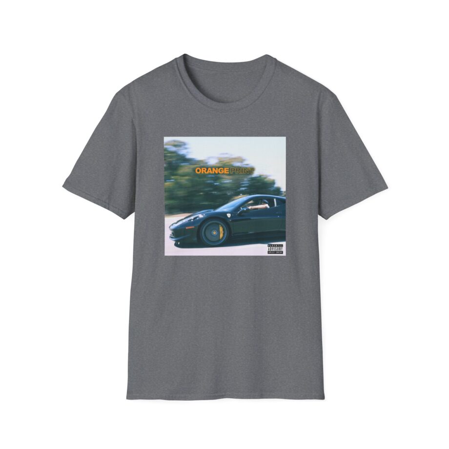 Larry June Orange Print Unisex Softstyle T-shirt