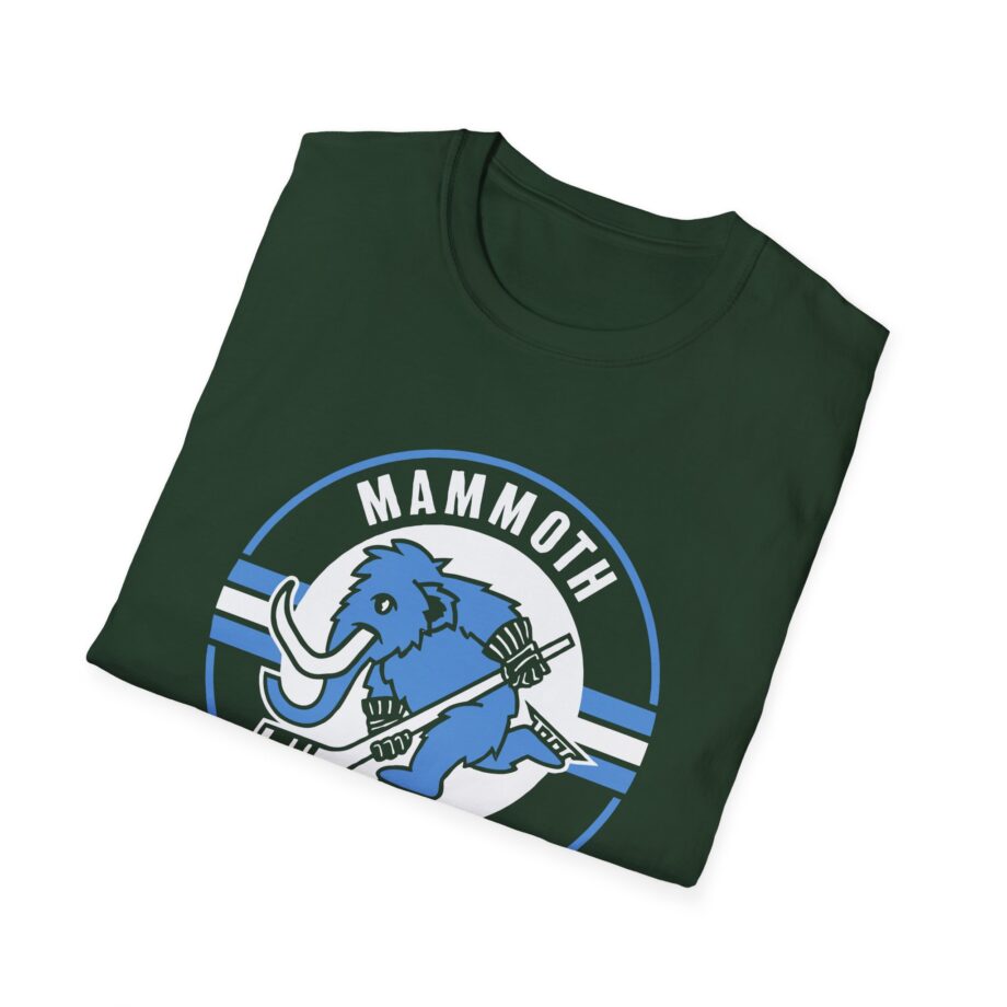 The Mammoth Club Hockey Logo Unisex Softstyle T-Shirt