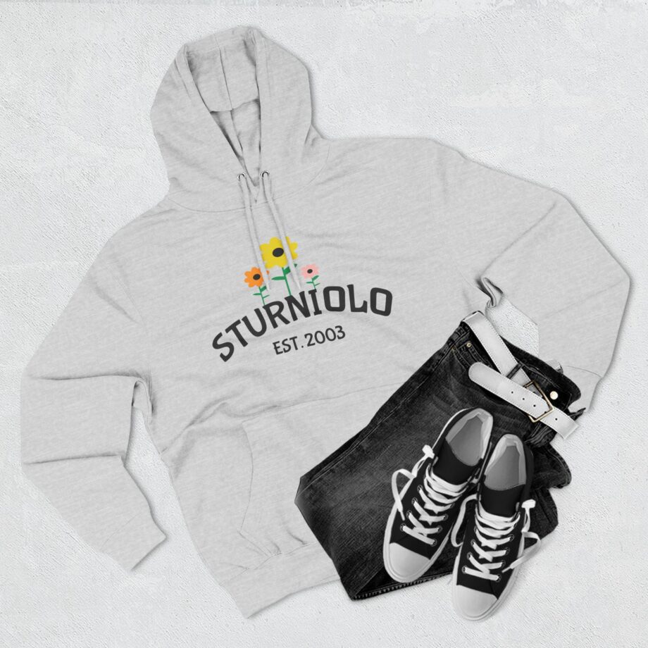 Sturniolo Flower Three-panel Fleece Hoodie