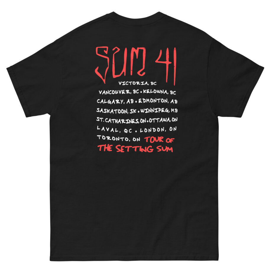 Sum 41 Skull Sketch Tour Unisex classic tee