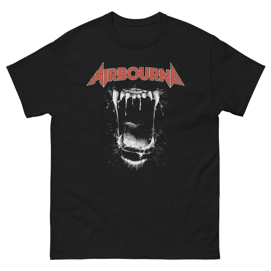 Airbourne Black Dog Barking Tracks Unisex classic tee