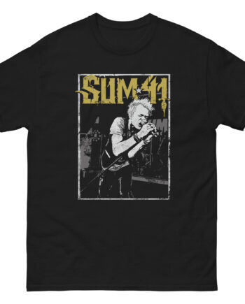 Sum 41 Illustrated Live Shot Unisex classic tee