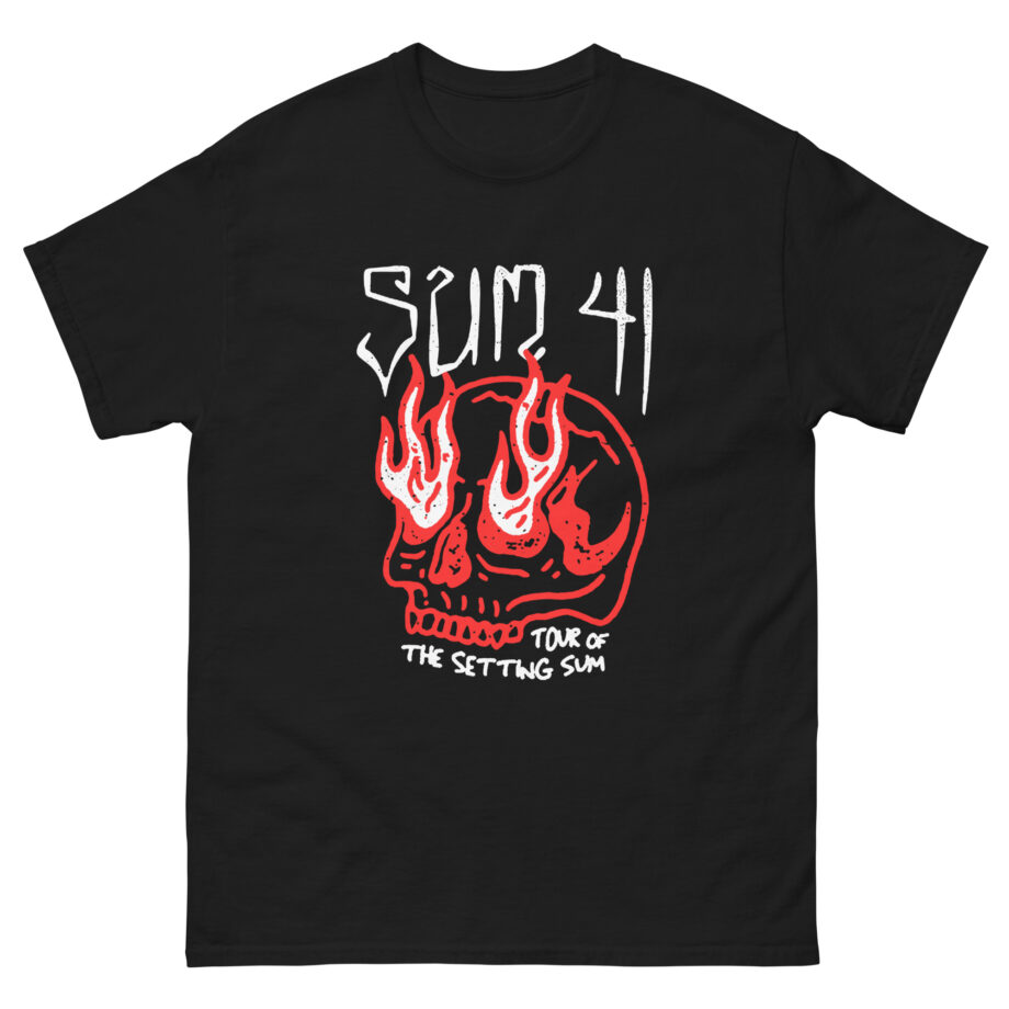 Sum 41 Skull Sketch Tour Unisex classic tee