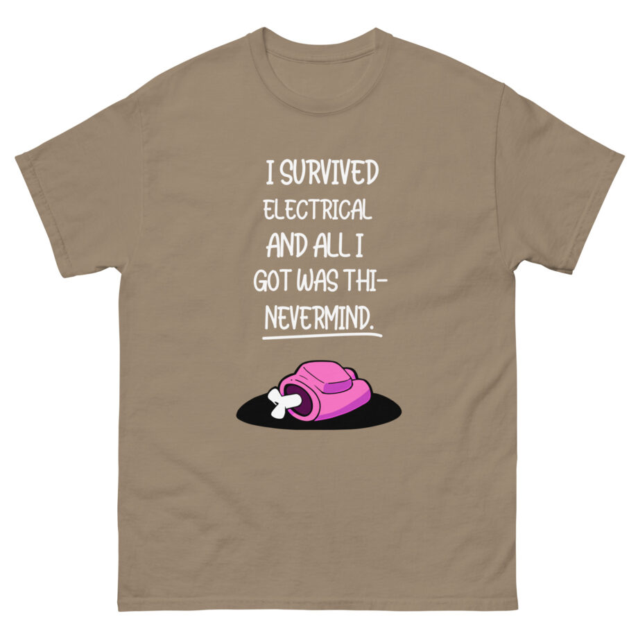 Among Us  Not Quite Survived Electrical Unisex classic tee