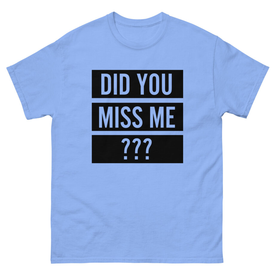 Olly Murs Did You Miss Me Unisex classic tee