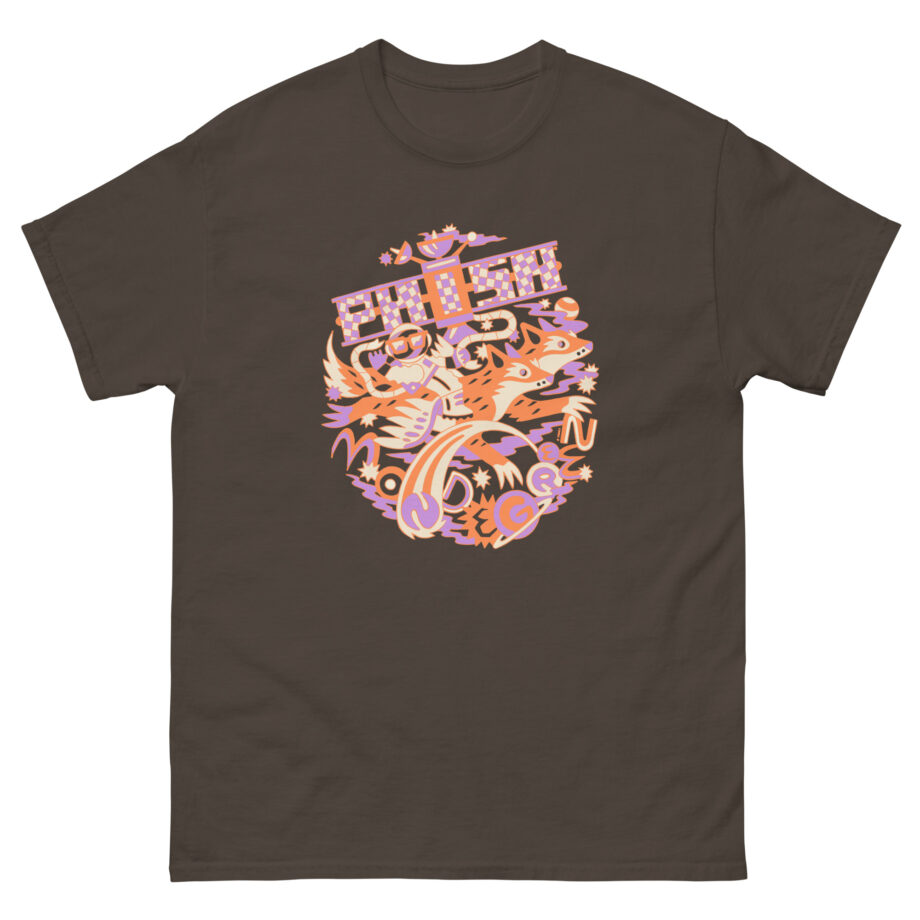 Phish Mondegreen Night Shades Coyote Space Race Unisex classic tee