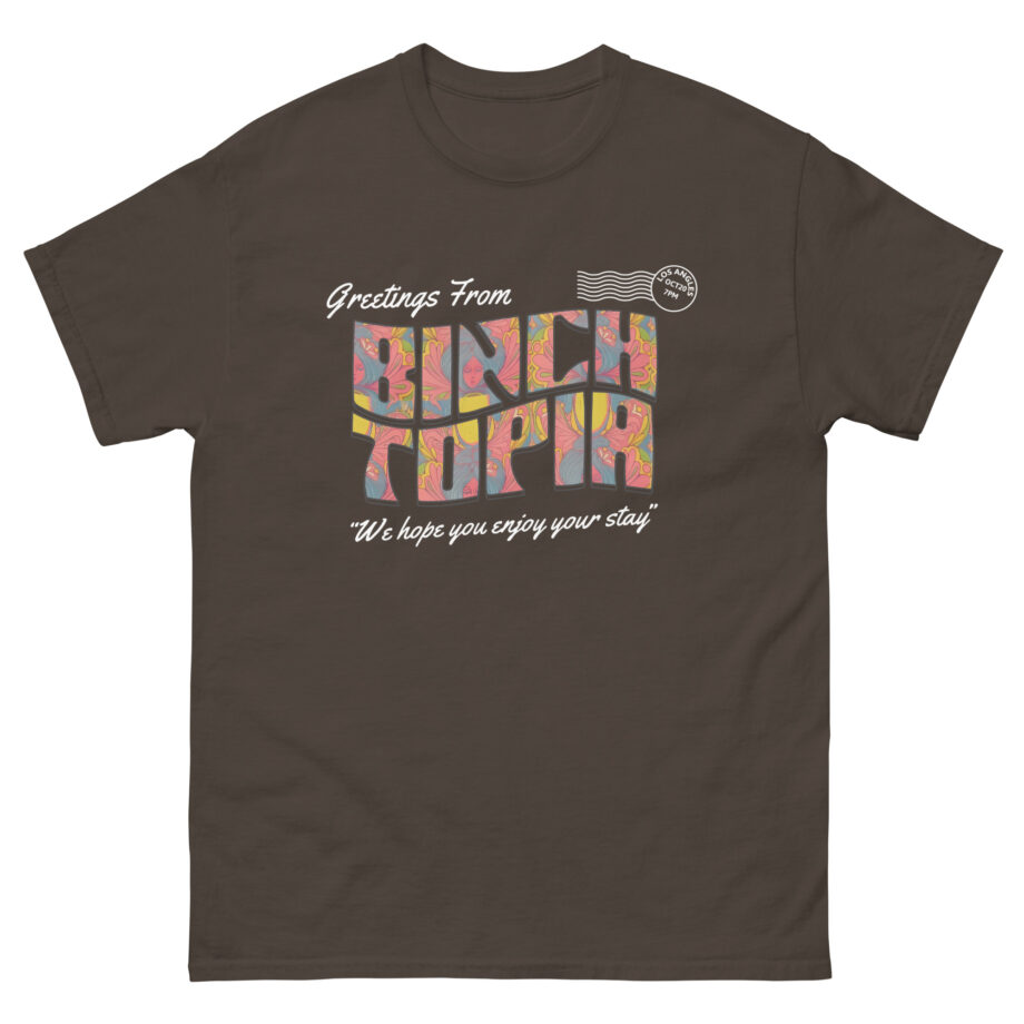 Binchtopia Postcard Unisex classic tee