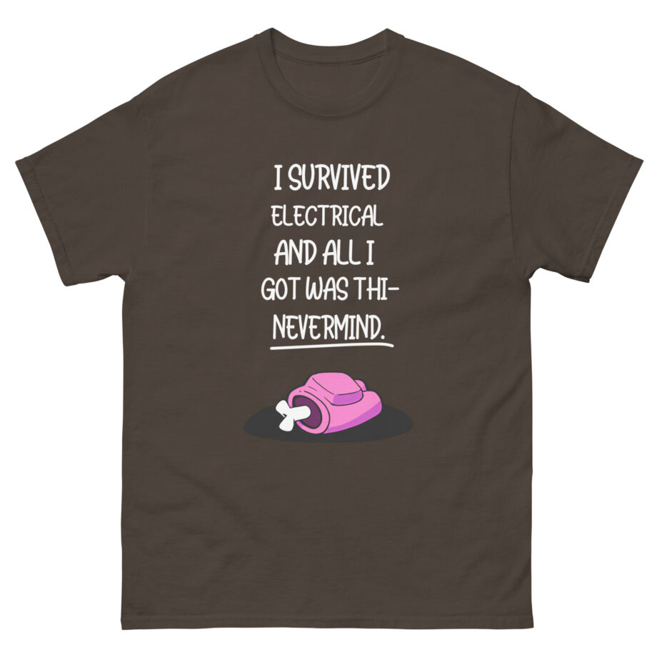 Among Us  Not Quite Survived Electrical Unisex classic tee