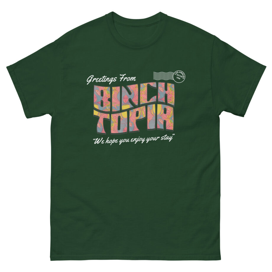 Binchtopia Postcard Unisex classic tee