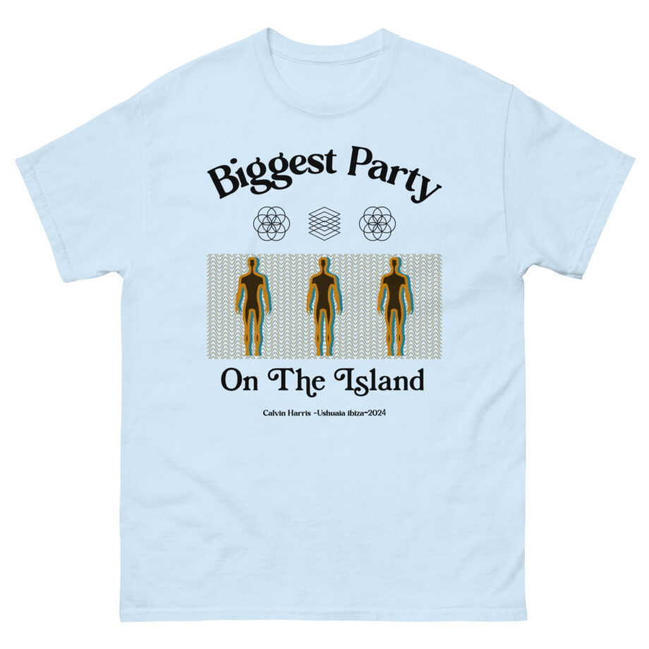 Calvin Harris Ushuaia Higher Island Party Unisex classic tee