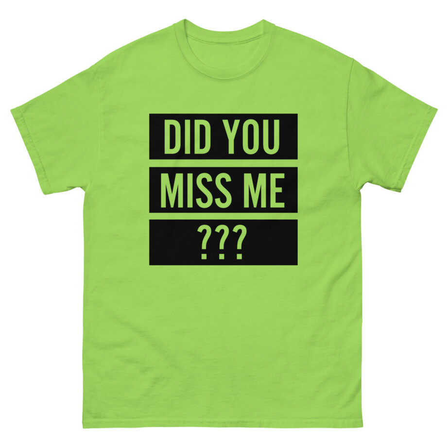 Olly Murs Did You Miss Me Unisex classic tee