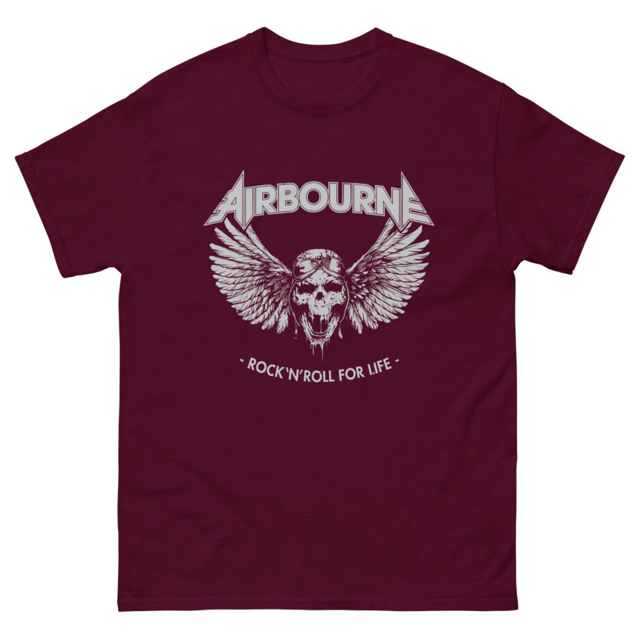 Airbourne Rock N Roll for Life Unisex classic tee