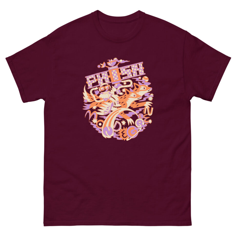 Phish Mondegreen Night Shades Coyote Space Race Unisex classic tee
