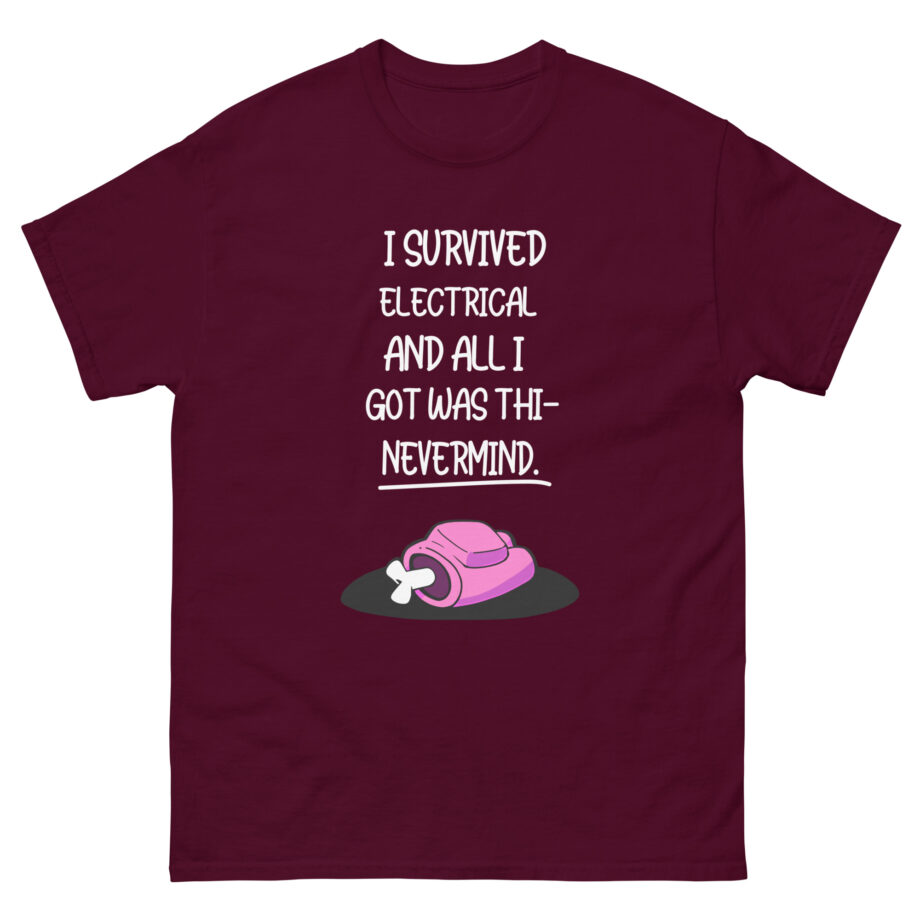 Among Us  Not Quite Survived Electrical Unisex classic tee