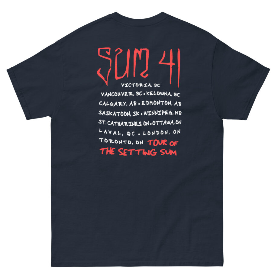 Sum 41 Skull Sketch Tour Unisex classic tee
