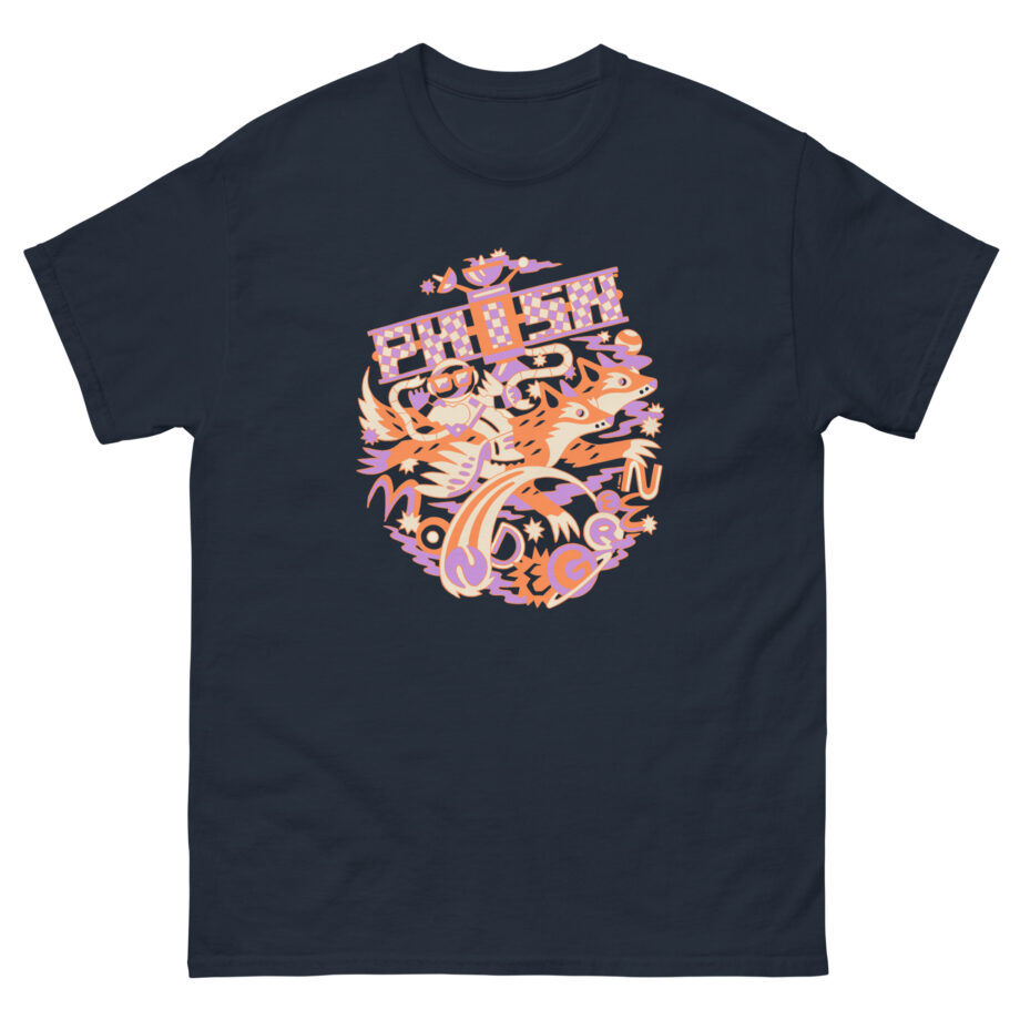 Phish Mondegreen Night Shades Coyote Space Race Unisex classic tee