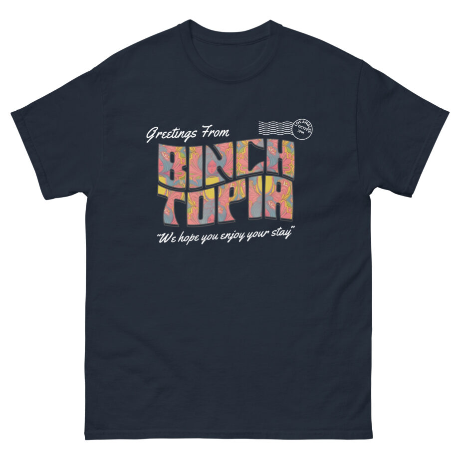 Binchtopia Postcard Unisex classic tee