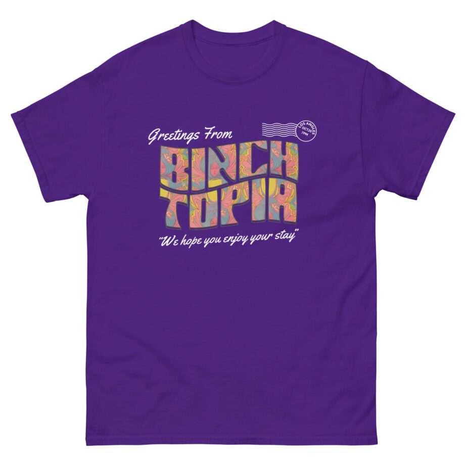 Binchtopia Postcard Unisex classic tee