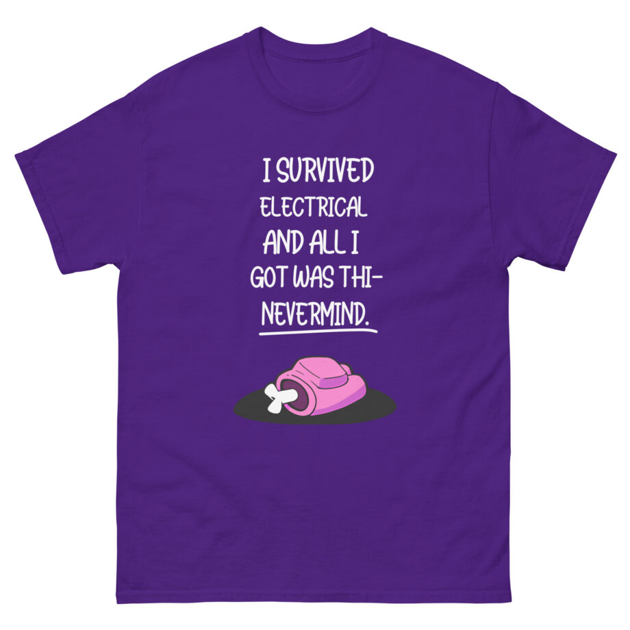 Among Us  Not Quite Survived Electrical Unisex classic tee