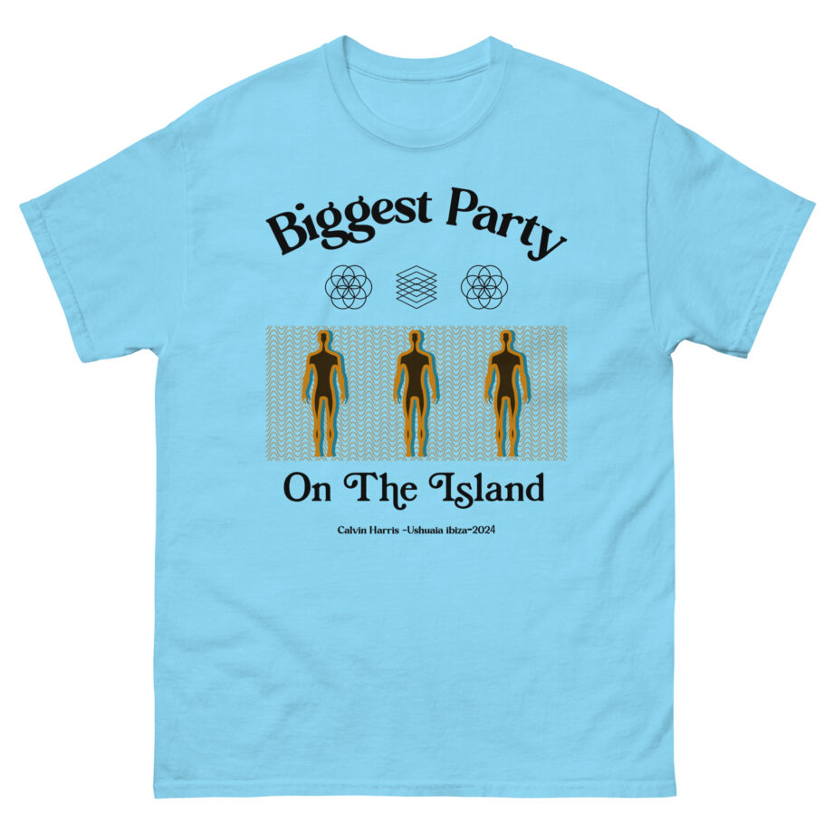 Calvin Harris Ushuaia Higher Island Party Unisex classic tee
