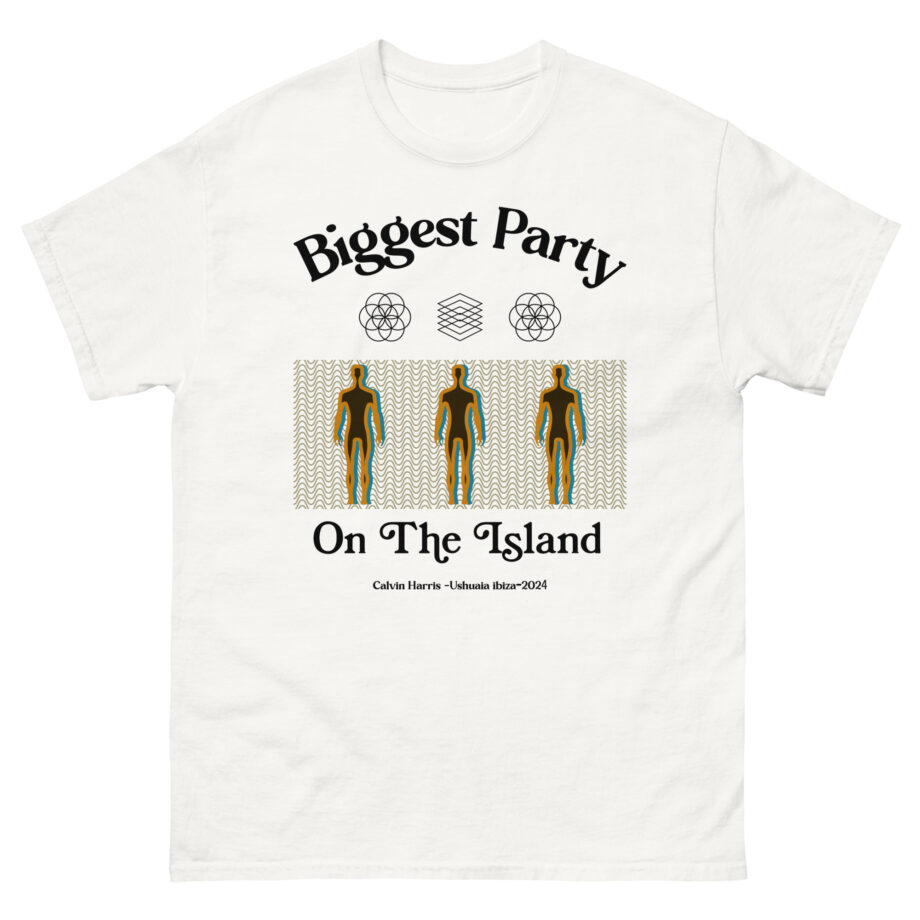 Calvin Harris Ushuaia Higher Island Party Unisex classic tee