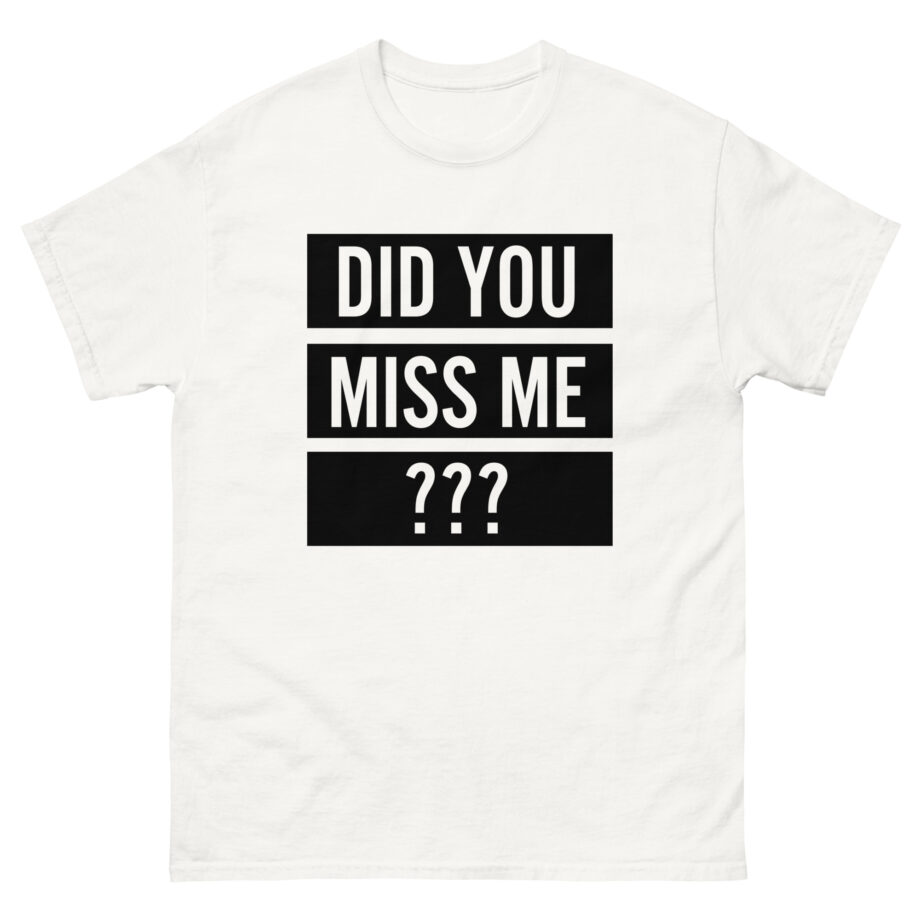 Olly Murs Did You Miss Me Unisex classic tee