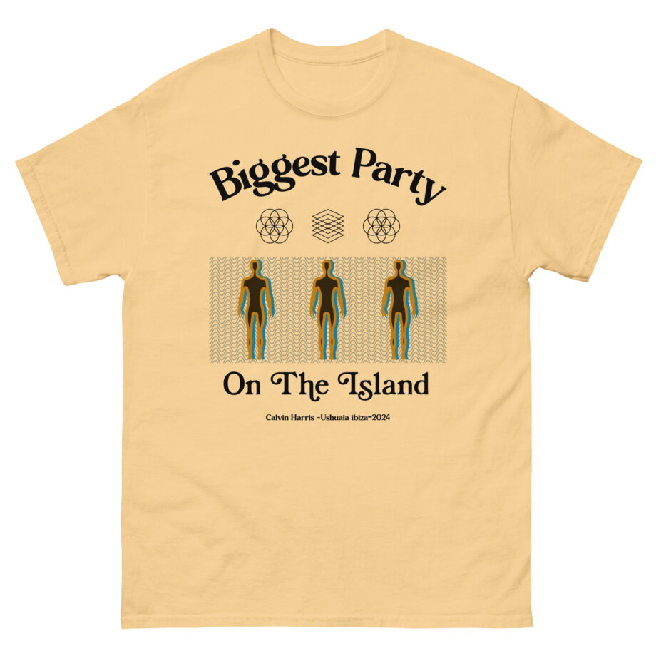 Calvin Harris Ushuaia Higher Island Party Unisex classic tee