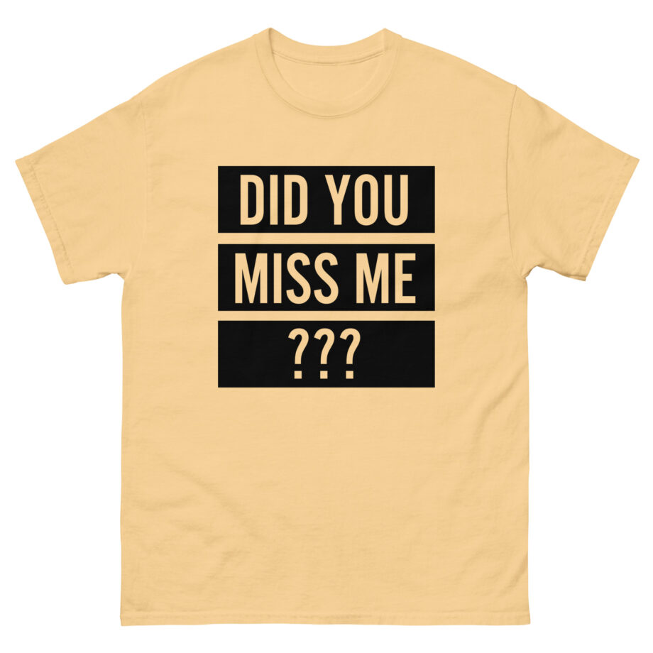 Olly Murs Did You Miss Me Unisex classic tee