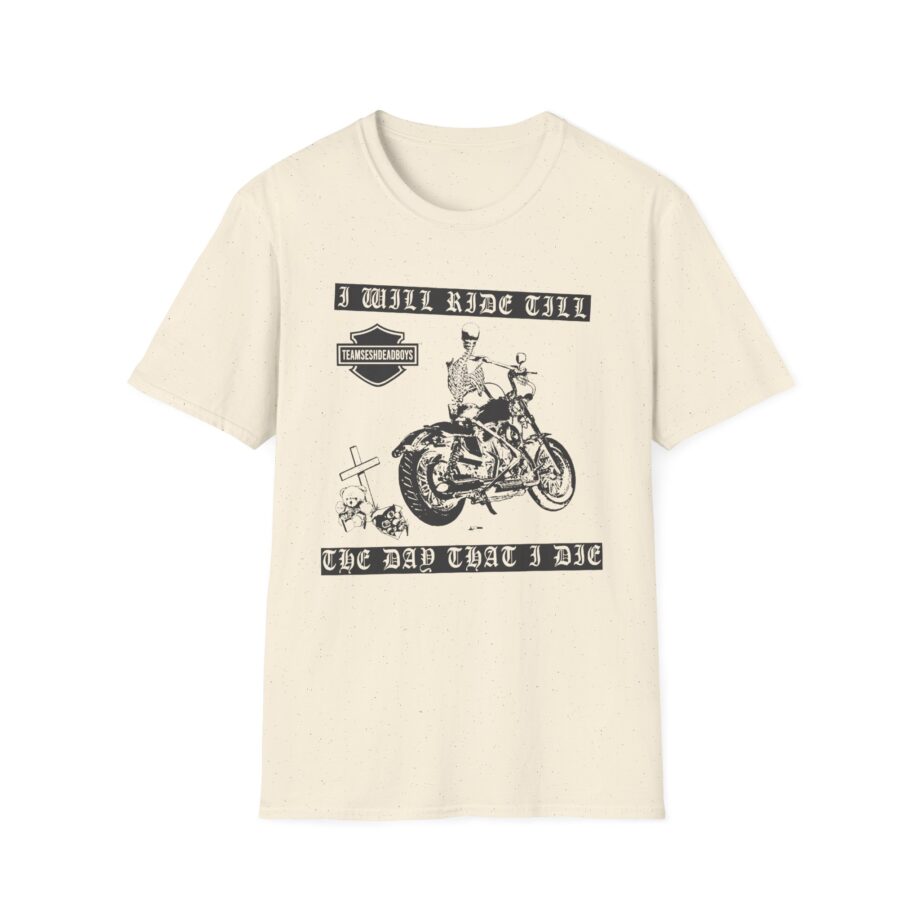 Bones Team Sesh Ride Till I Die Unisex Softstyle T-shirt