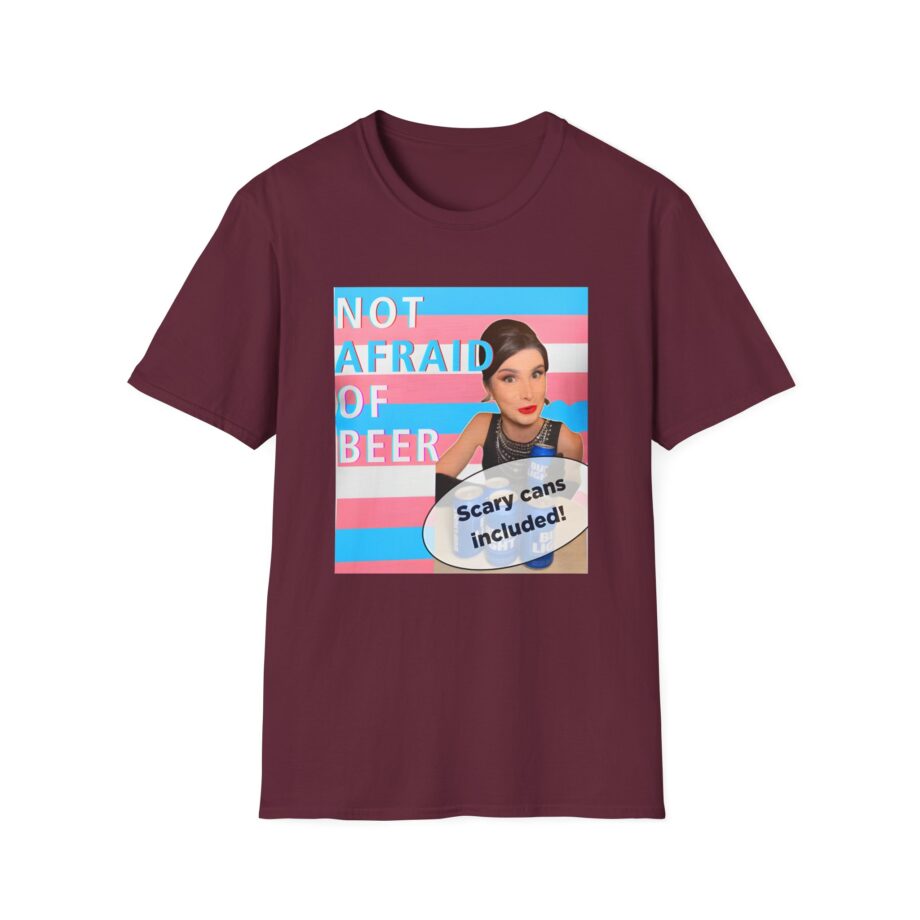Dylan Mulvaney Not Afraid of Beer Unisex Softstyle T-Shirt
