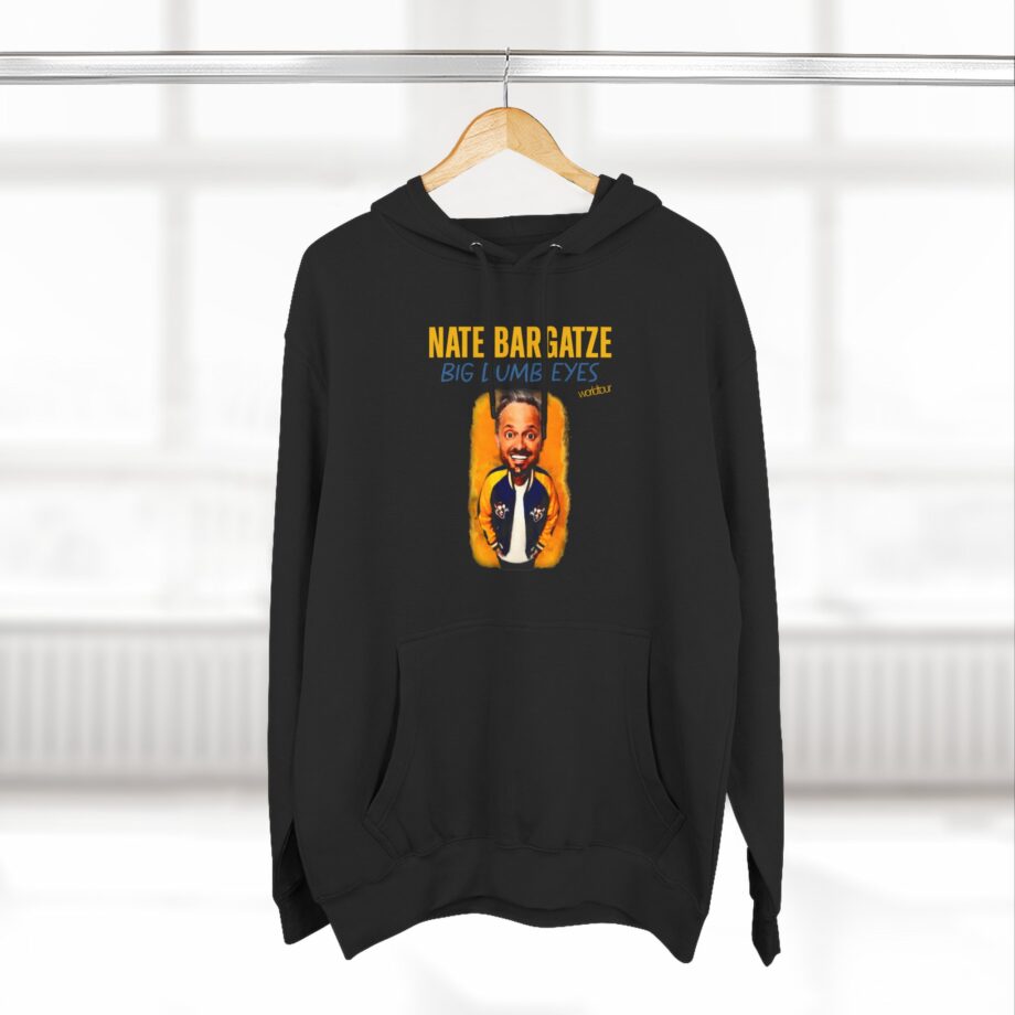Nate Bargatze Big Dumb Eyes Tour Three-Panel Fleece Hoodie