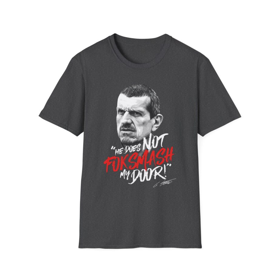 Haas F1 Foksmash-face Unisex Softstyle T-Shirt