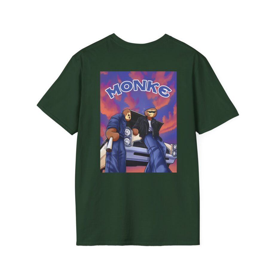 Spoonkid Dj Monke Unisex Softstyle T-Shirt