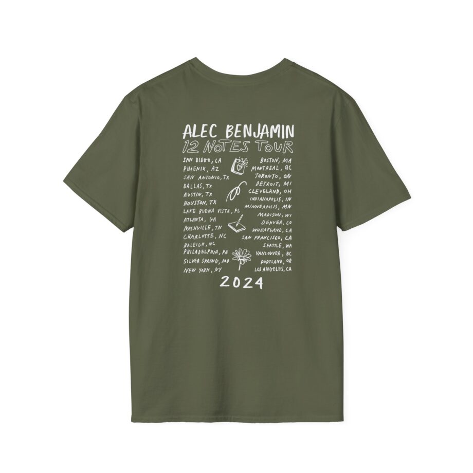 Alec Benjamin Therapy Tour Unisex Softstyle T-shirt