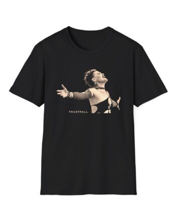 Pink Trustfall Praise Unisex Softstyle T-Shirt