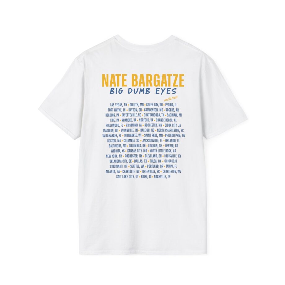Nate Bargatze Big Dumb Eyes Tour Unisex Softstyle T-Shirt