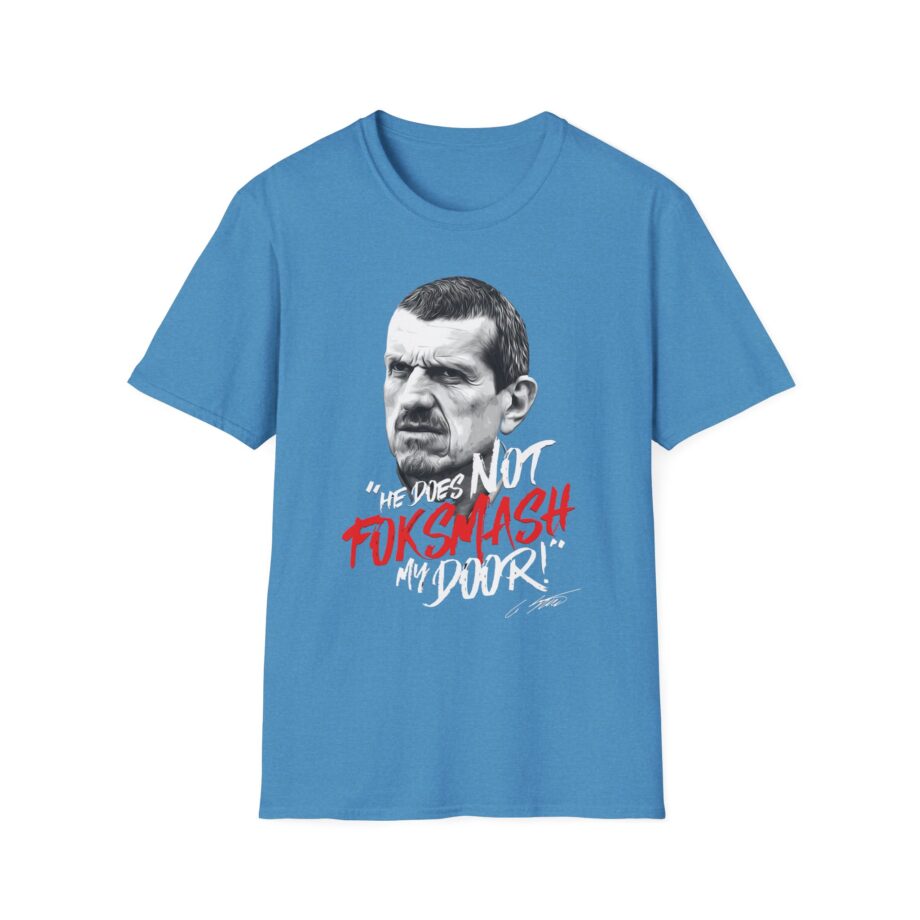 Haas F1 Foksmash-face Unisex Softstyle T-Shirt